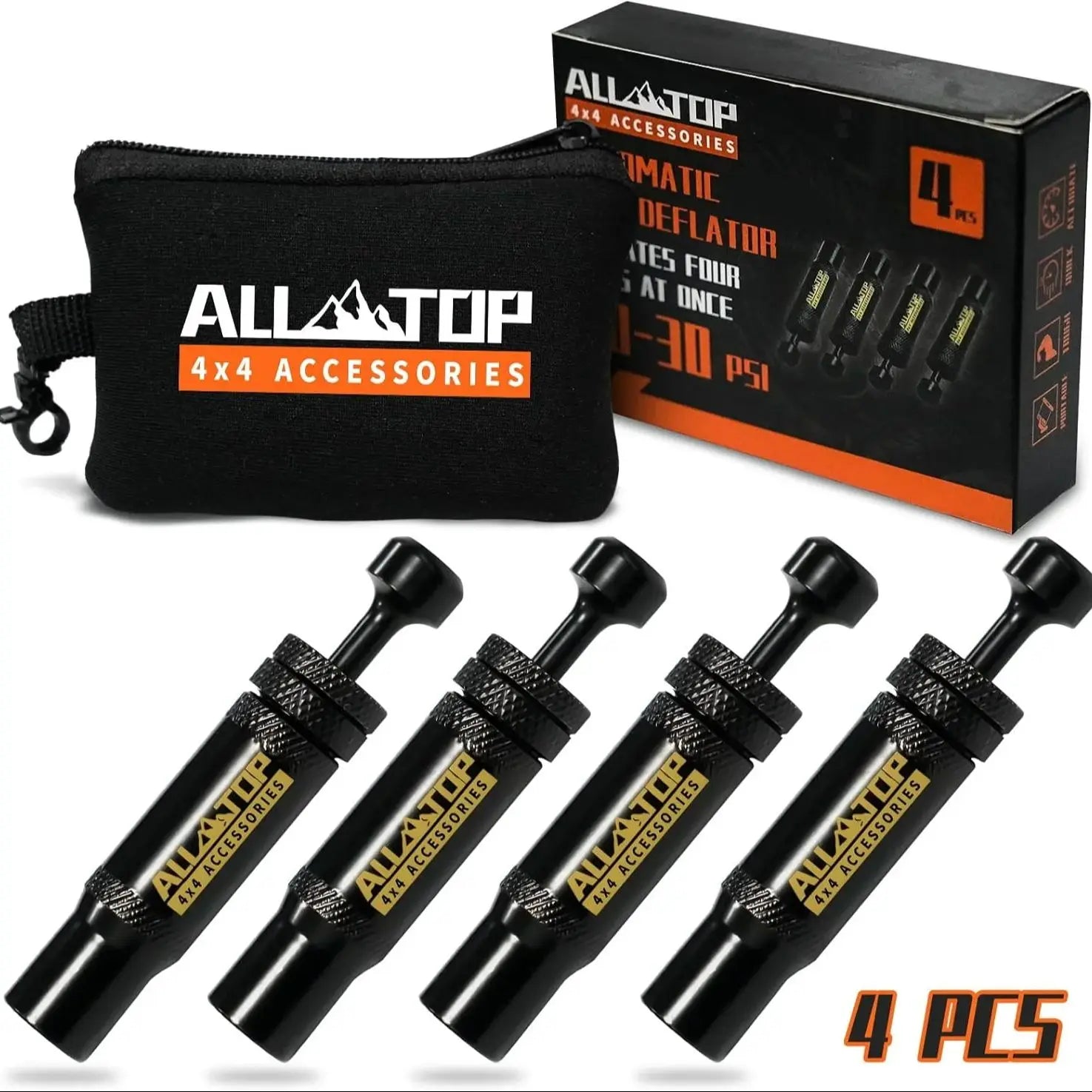 Auto-Stop Tire Deflator Valve Kit