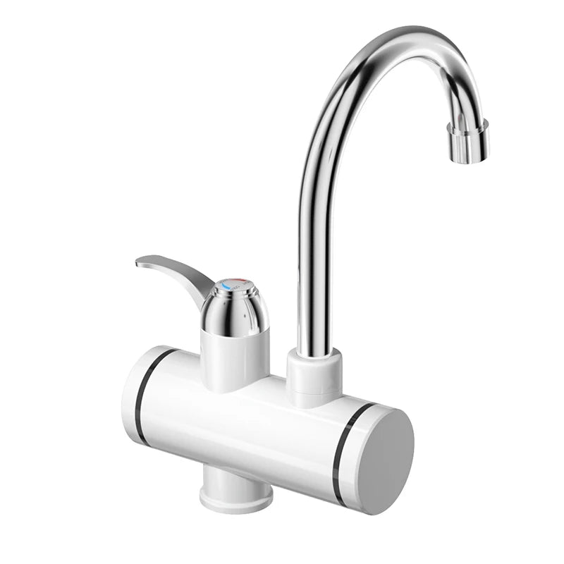 3-Second Instant Hot Water Tap Electric Heater Faucet, Cold & Hot Dual Use, Digital Temperature Display, Kitchen Bathroom Water