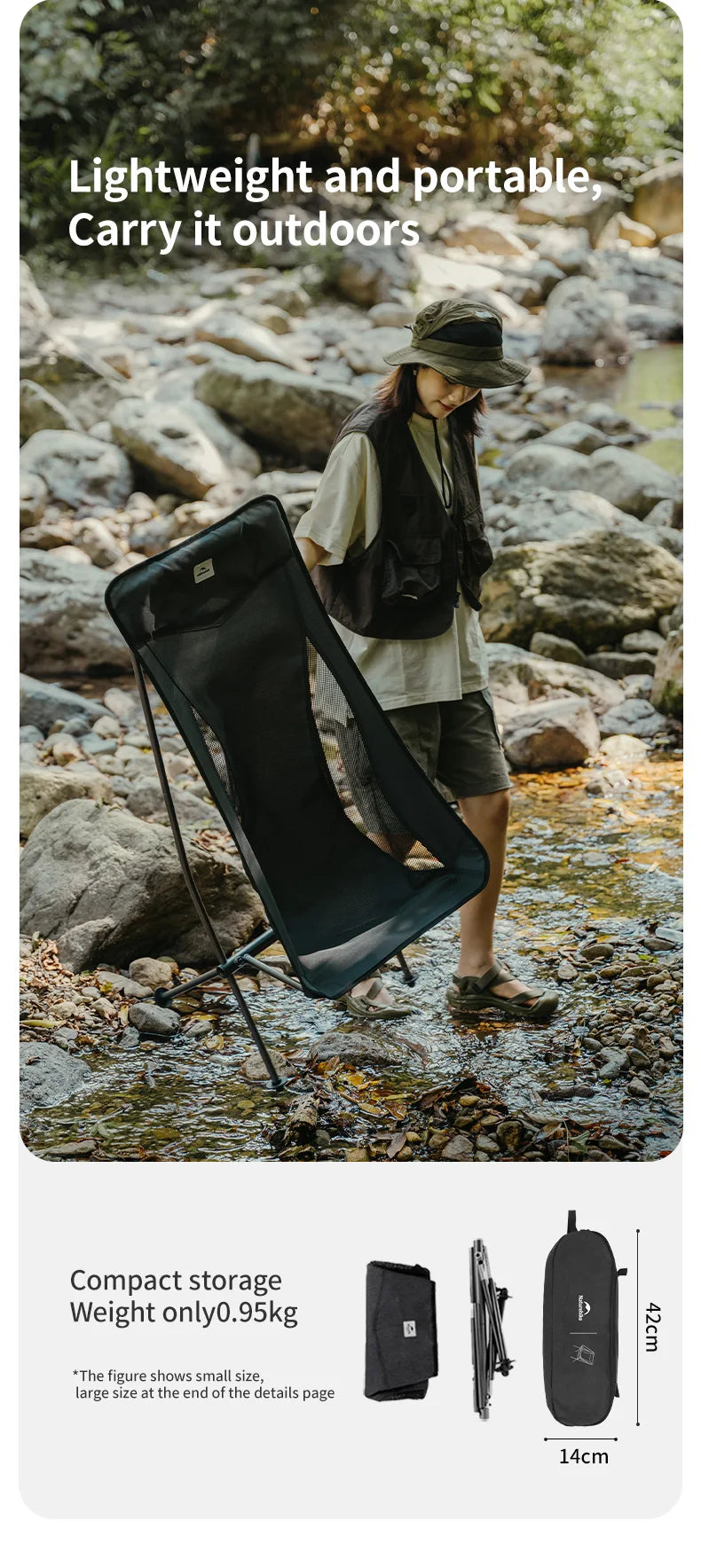 Ultralight Folding Chair.