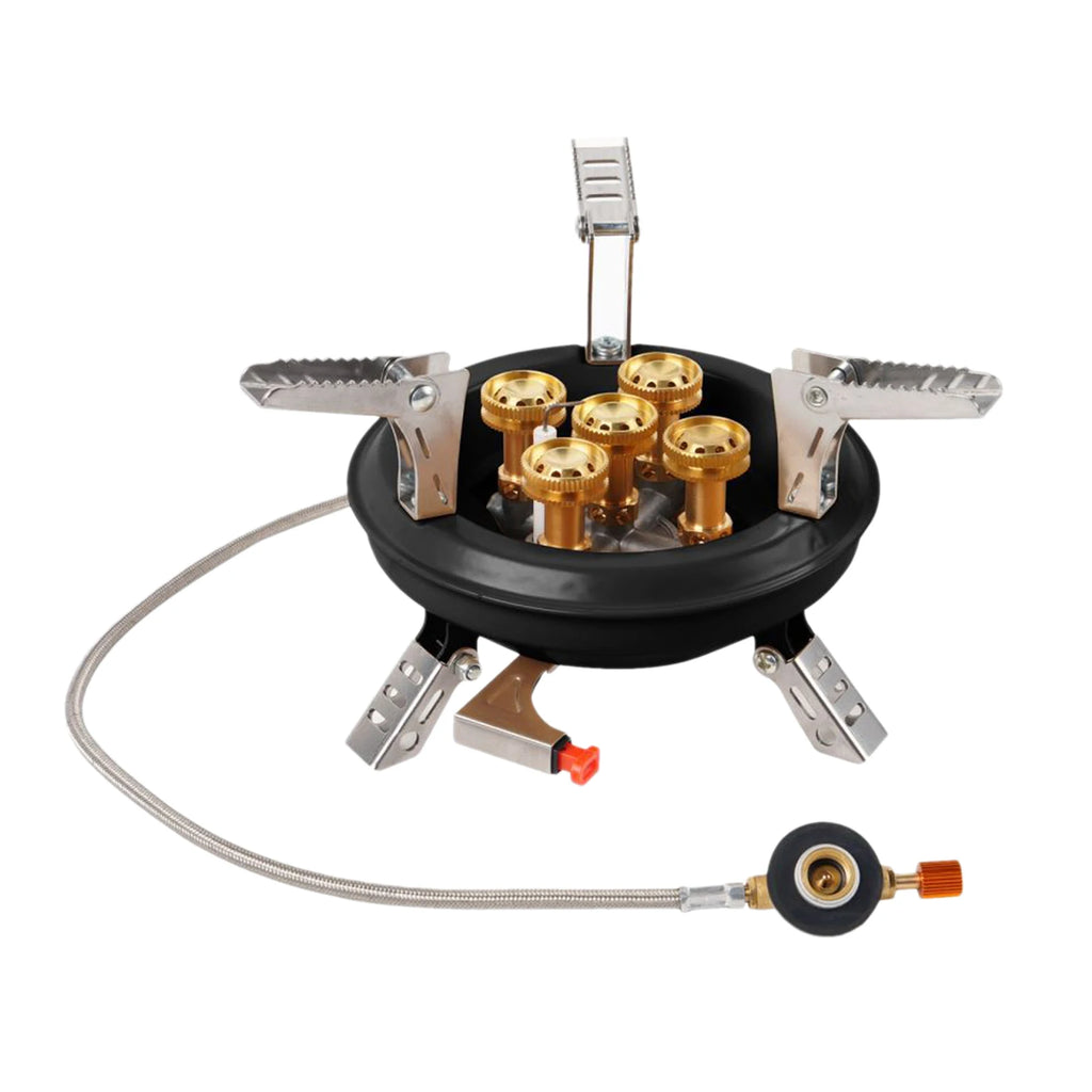 Mini Camp Stove Portable 5-Core Strong Power Gas Stoves