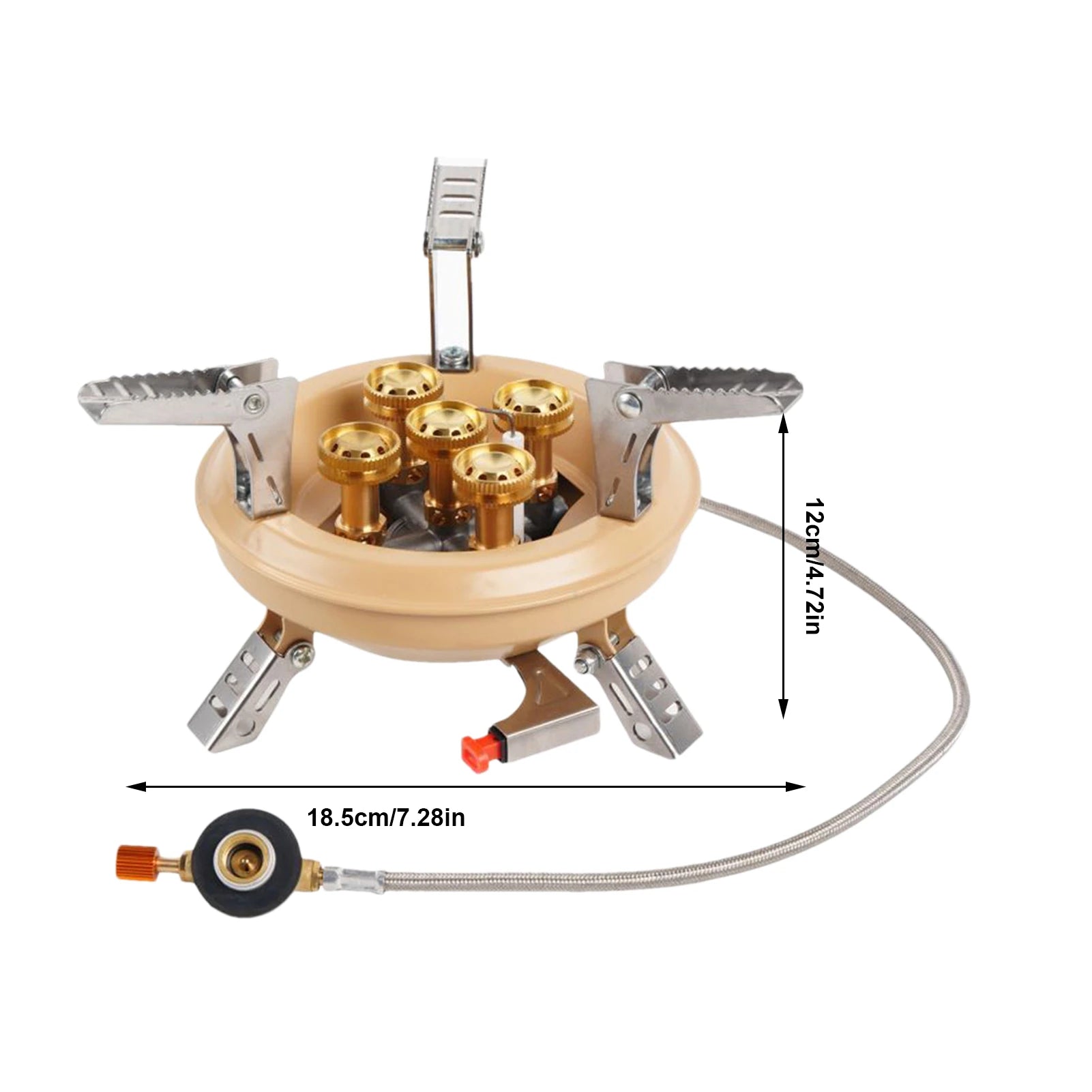 Mini Camp Stove Portable 5-Core Strong Power Gas Stoves
