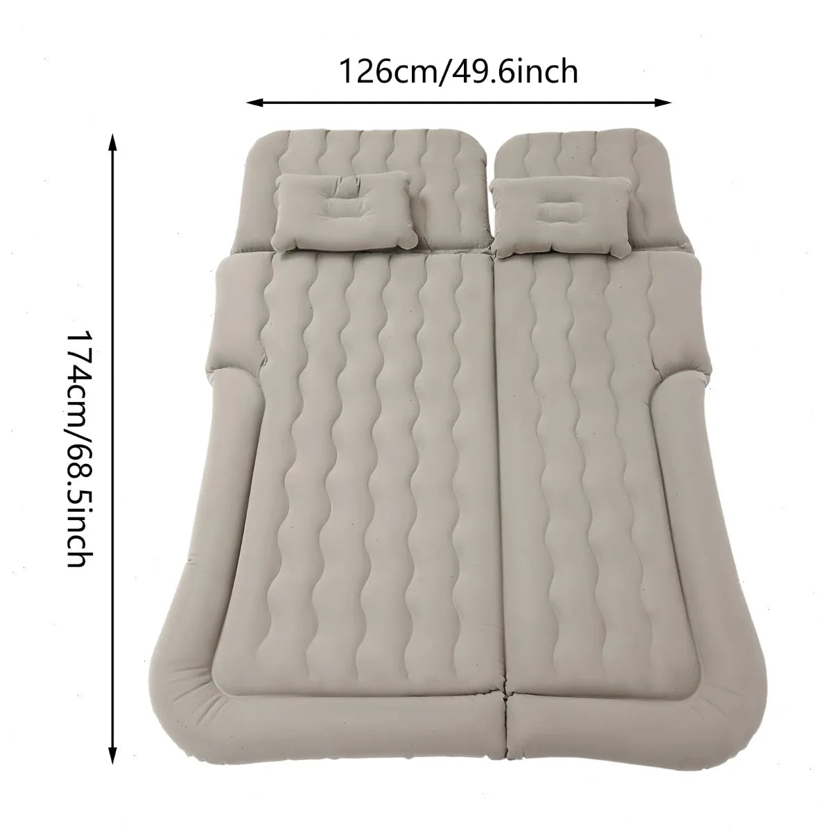 Inflatable SUV Air Mattress with 12V Electric Pump,