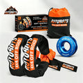 2 Winch Soft Shackle+Blue Recovery Ring Set Soft Shackle Synthetic Rope