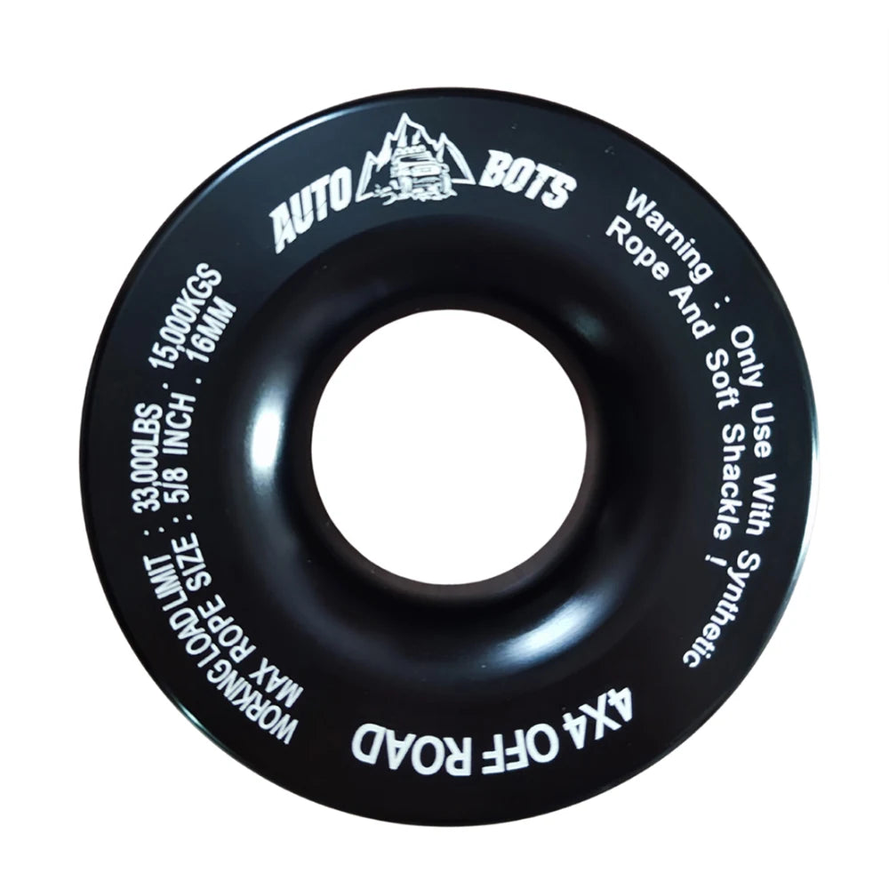 Soft Shackle Black Recovery Ring Set