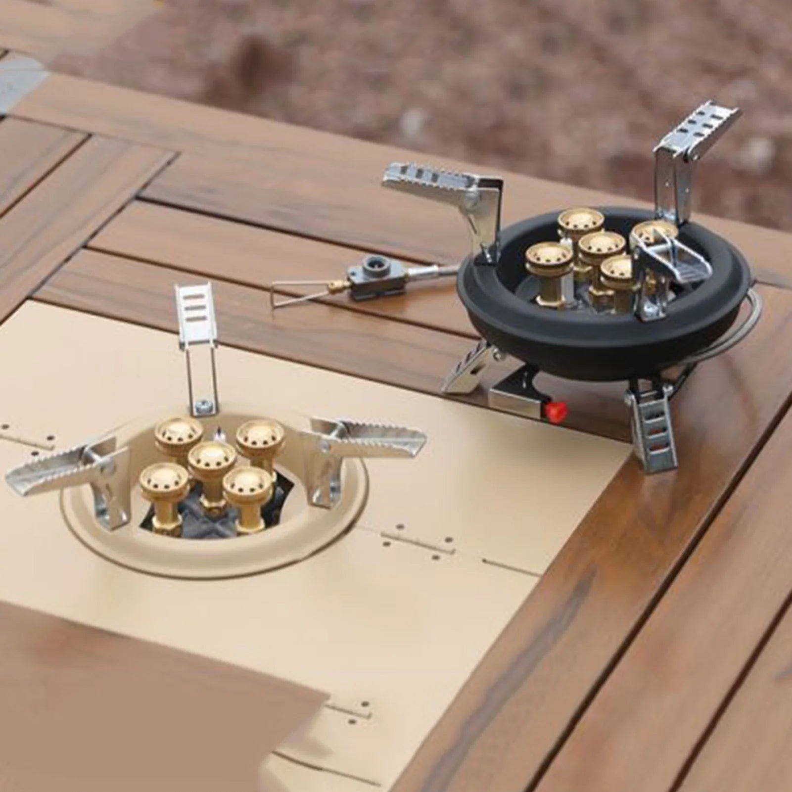 Mini Camp Stove Portable 5-Core Strong Power Gas Stoves