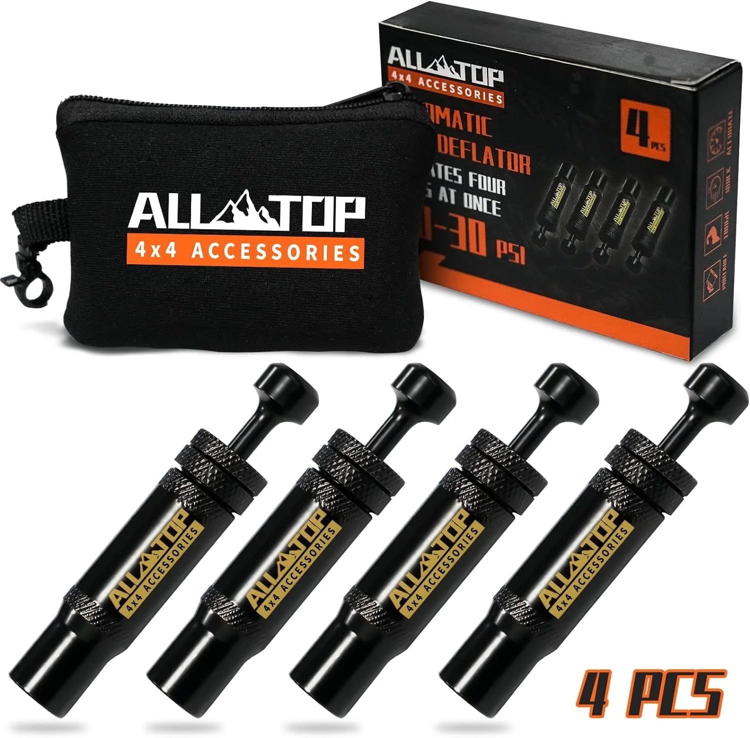 Auto-Stop Tire Deflator Valve Kit