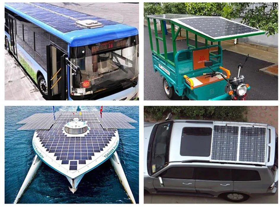 200W 18V Flexible Solar Panel Module 18V High Efficiency Battery Charger Module Waterproof Monocrystalline Boat Car RV Marine
