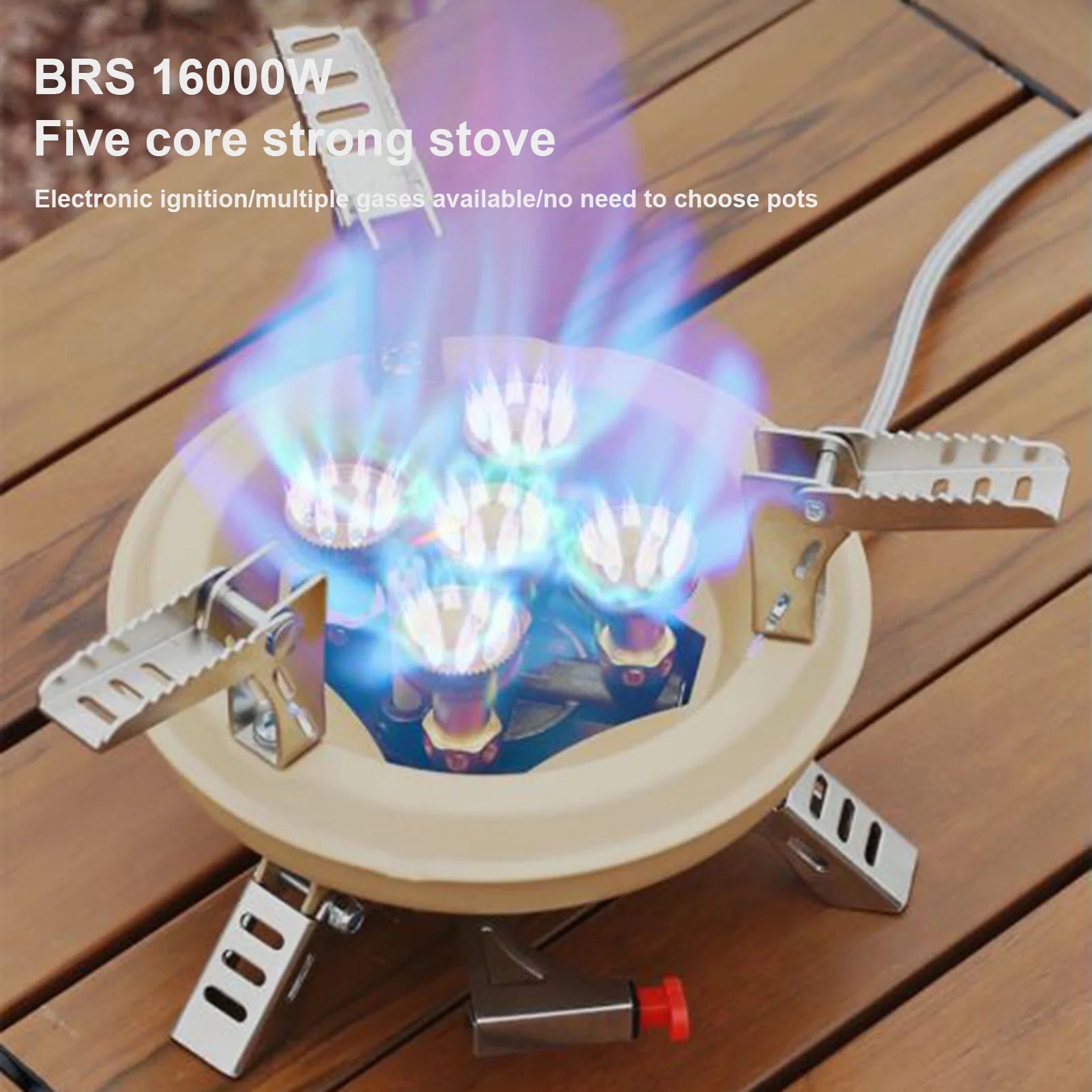 Mini Camp Stove Portable 5-Core Strong Power Gas Stoves