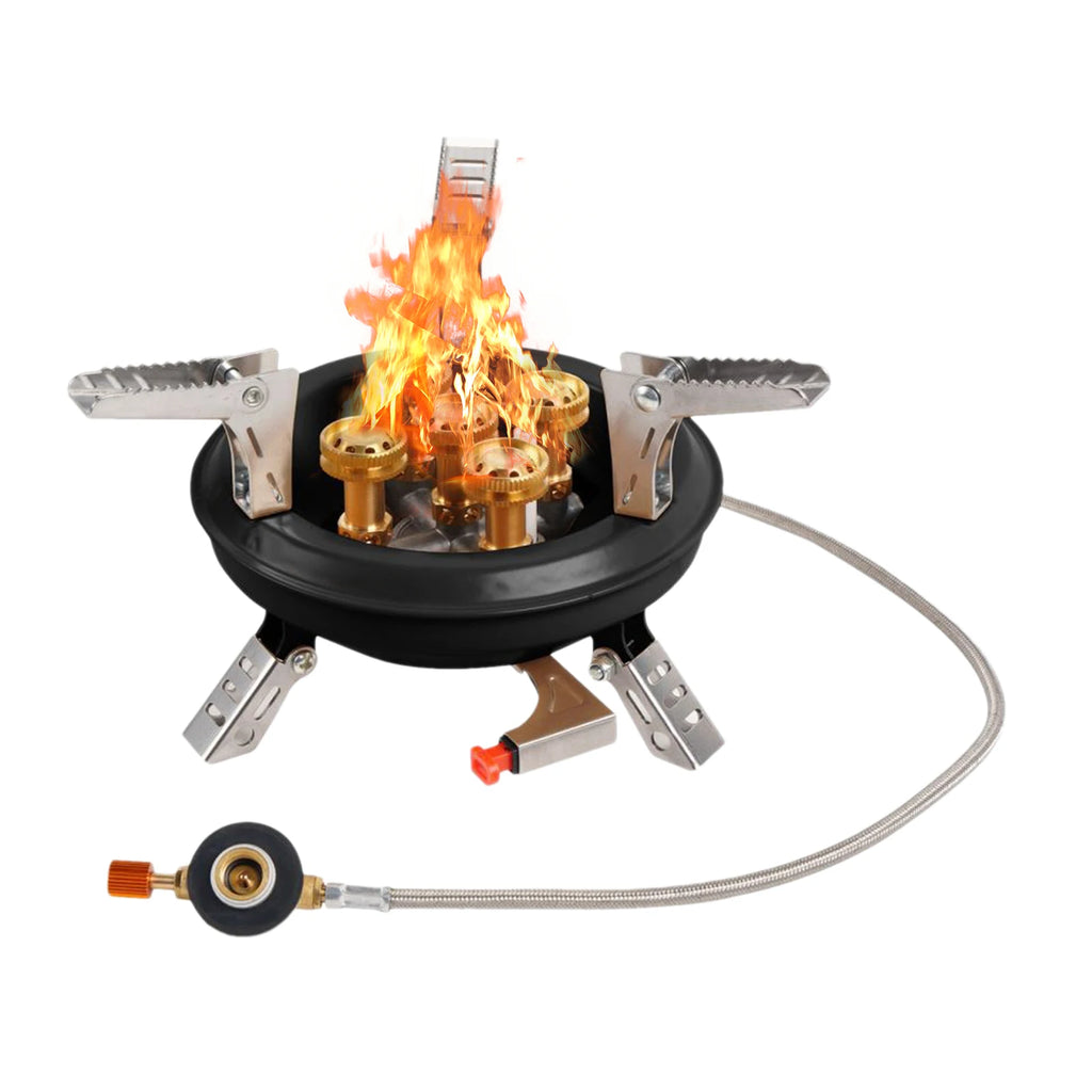 Mini Camp Stove Portable 5-Core Strong Power Gas Stoves