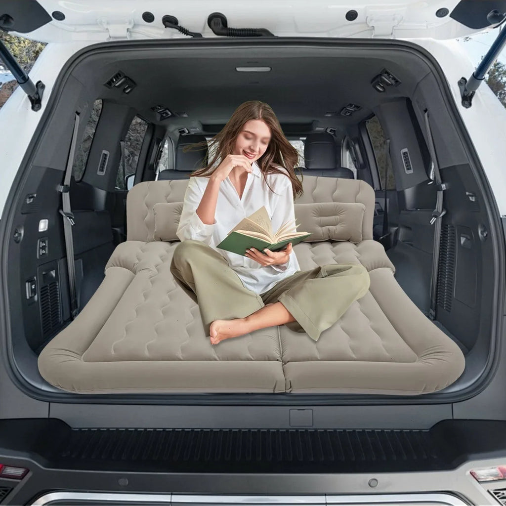 Inflatable SUV Air Mattress with 12V Electric Pump,