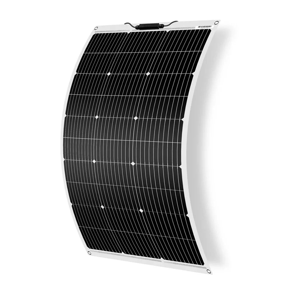 DOKIO 18V 100W Flexible Solar Panel Complete With 12V Battery Charging Controller