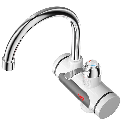 3-Second Instant Hot Water Tap Electric Heater Faucet, Cold & Hot Dual Use, Digital Temperature Display, Kitchen Bathroom Water